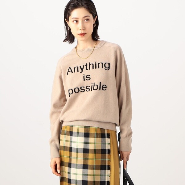 ロゴニットジャガードクルーネックプルオーバーニット | ノーリーズ