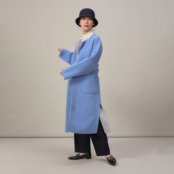 バイカラーリバーノーカラーコート | ノーリーズ(NOLLEY'S) | マルイ