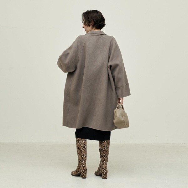 ◇【WEB限定】チェスターダブルリバーハーフコート | ノーリーズ