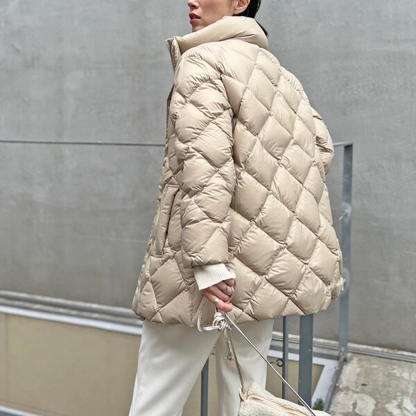 ◇【WEB限定】【TAION/タイオン】別注ダイヤキルトスタンドミドル