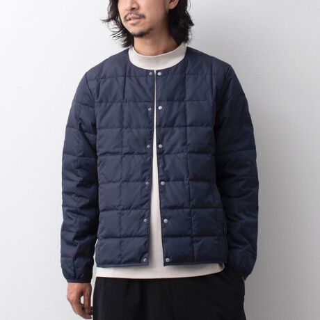 TAION/タイオン】別注CREW NECK DOWN JACKET ダウンジャケット  