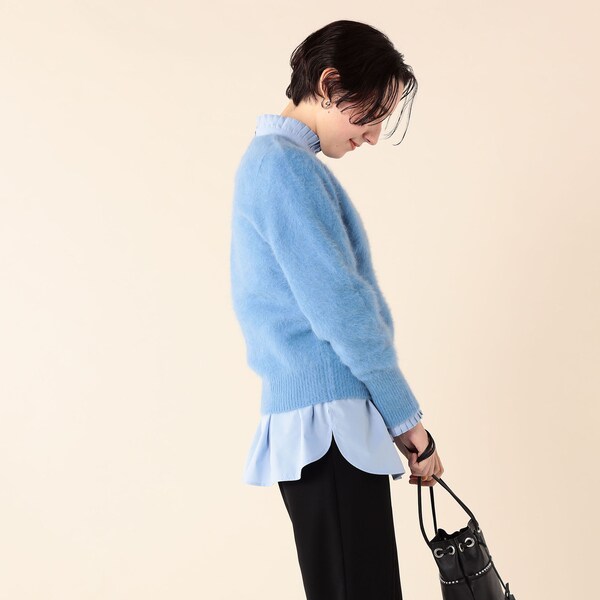 ヘアリークルーネックプルオーバーニット | ノーリーズ(NOLLEY'S