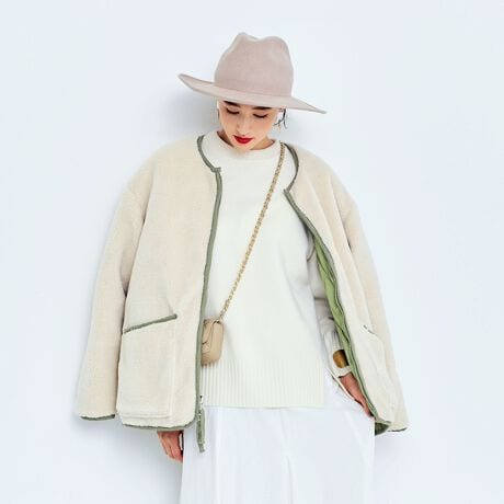 ◇【WEB限定】【TAION/タイオン】別注ミリタリーリバーシブルショート 