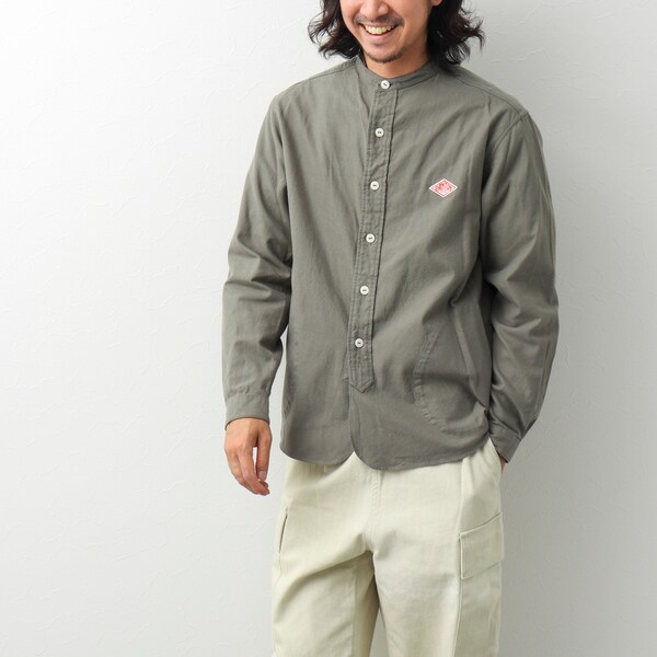 DANTON/ダントン バンドカラーシャツ フランネル BAND COLLAR FLANNEL - homabayassembly.go.ke