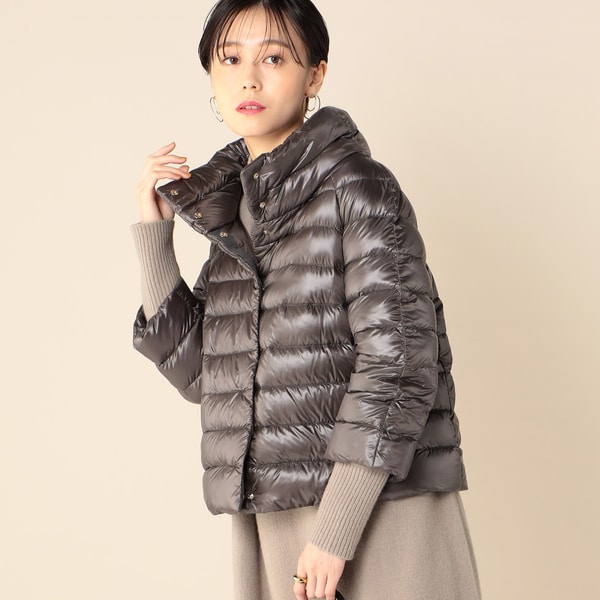 HERNO／ヘルノ】ボトルネックショートダウンジャケット