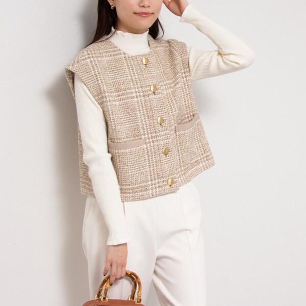 ツイードショートジレ | ノーリーズ(NOLLEY'S) | マルイウェブチャネル