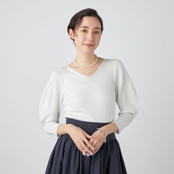 新品 未着 NOLLEY'S ノーリーズ 両前ワイドリブプルオーバーニット NOLLEY'S - 新品 未着 NOLLEY'S ノーリーズ 両前ワイドリブプル