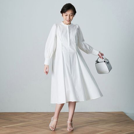 ◇【WEB限定】パール付き2WAYシャツワンピース | ノーリーズ(NOLLEY