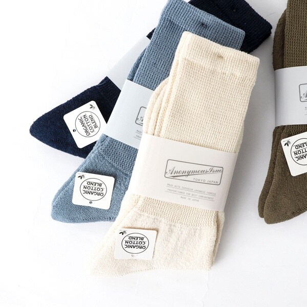 ANONYMOUSISM/ アノニマスイズム】OCパイルロークルーソックス