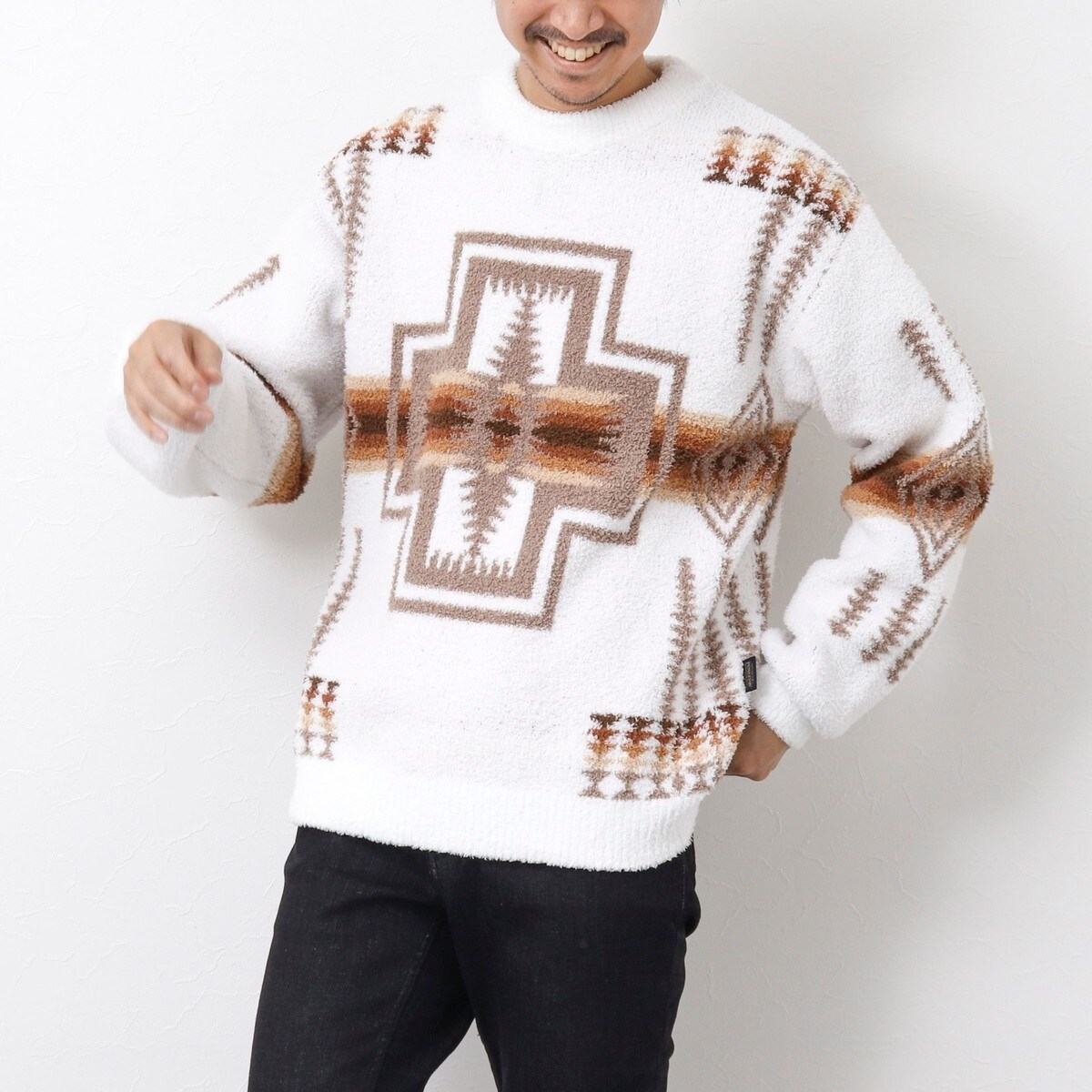 PENDLETON/ペンドルトン】Double Jacquard Crewneck Pullove