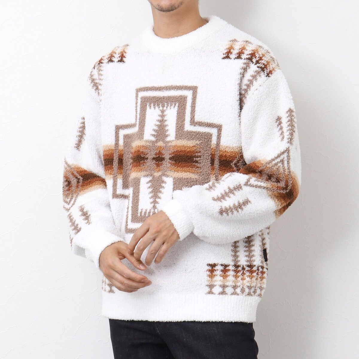 PENDLETON/ペンドルトン】Double Jacquard Crewneck Pullove