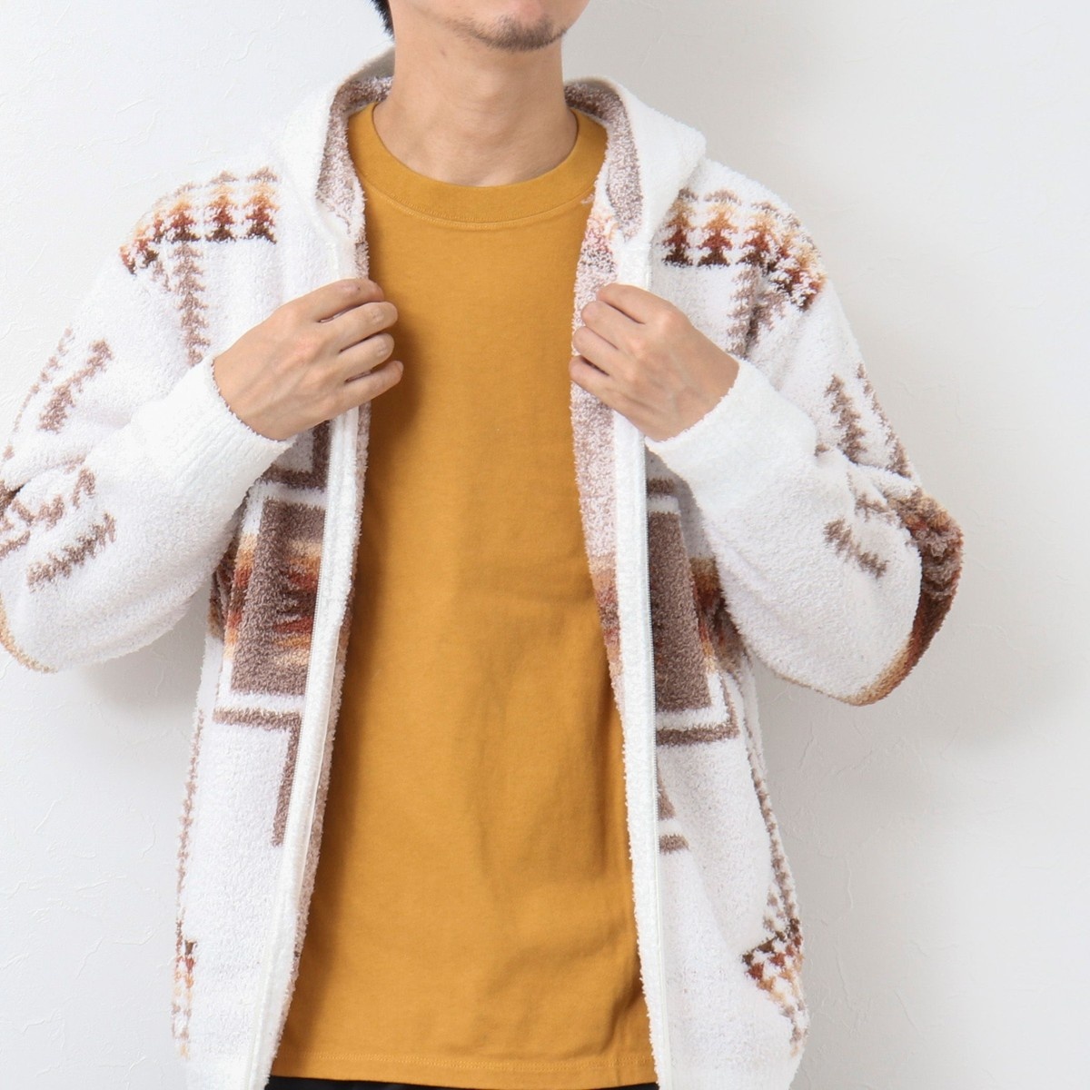 PENDLETON/ペンドルトン】Double Jacquard Zip up Hoodie ジッ