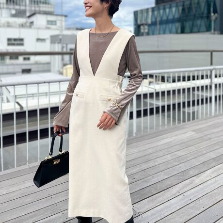 ウォッシャブルツイードライクジャンパースカート | ノーリーズ  