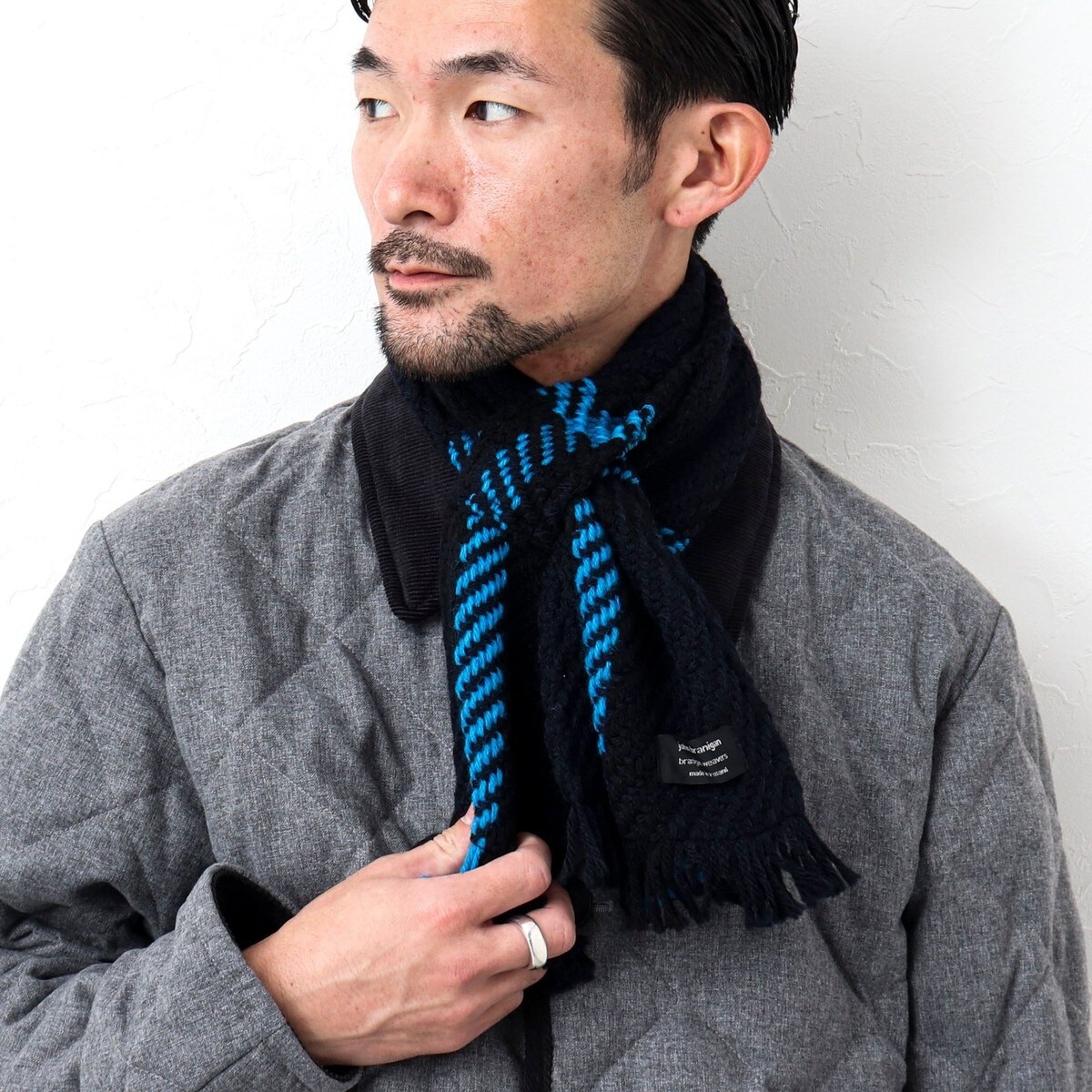 JOHN BRANIGAN/ジョンブラニガン】ナローロングマフラー （John