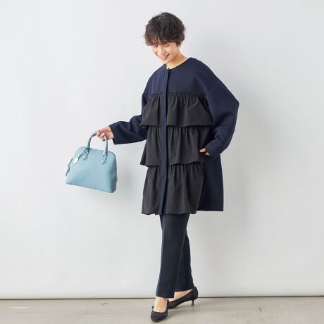 ウォッシャブルエアボールラッフルコート | ノーリーズ(NOLLEY