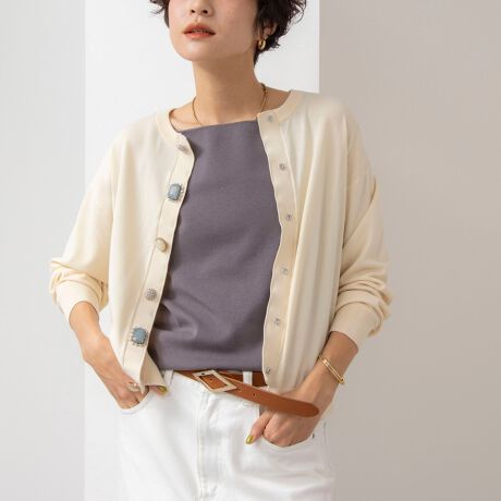 ビジュー付きカーディガン | ノーリーズ(NOLLEY 