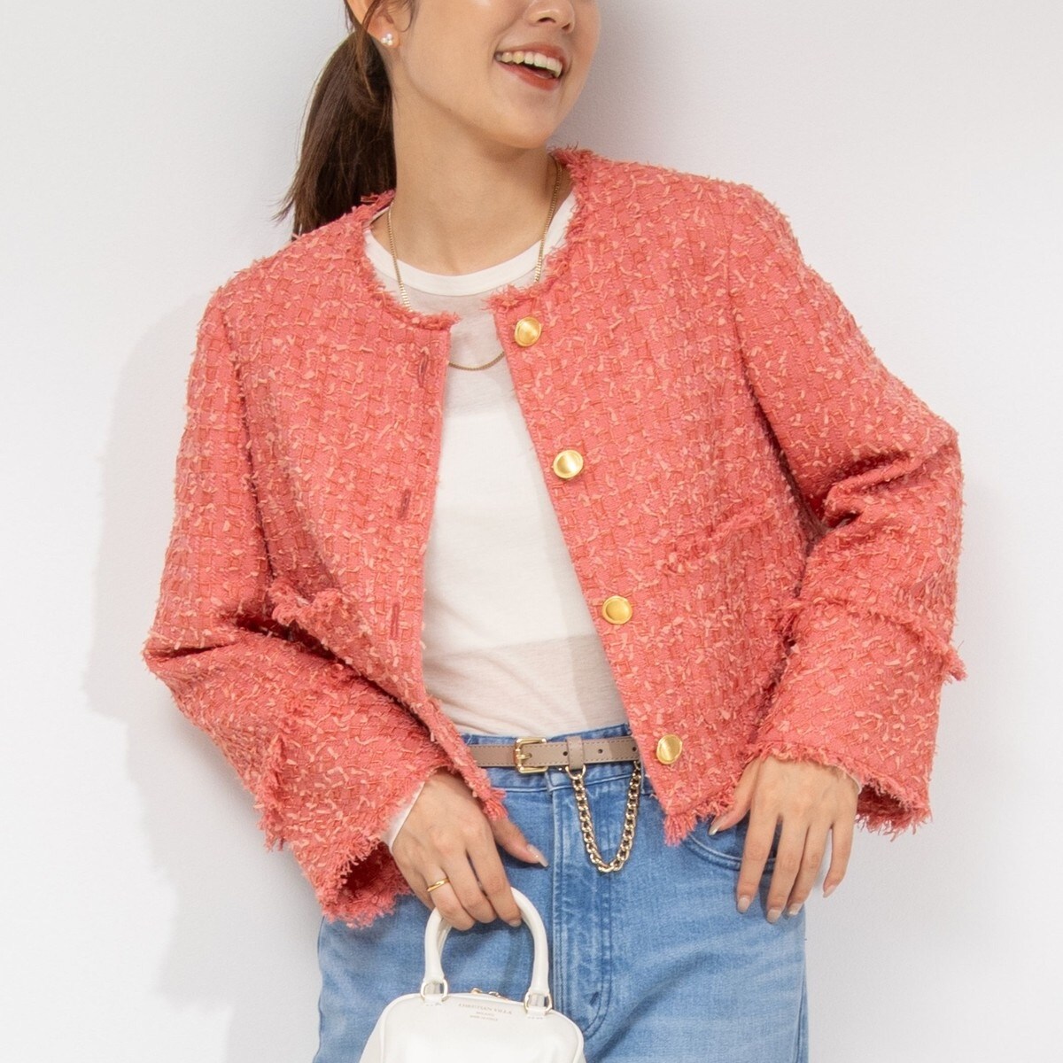 NOLLEY’S BISHU JAPAN フラッグリボンツイードジャケット BISHU JAPAN フラッグリボンツイードジャケット | ノーリーズ