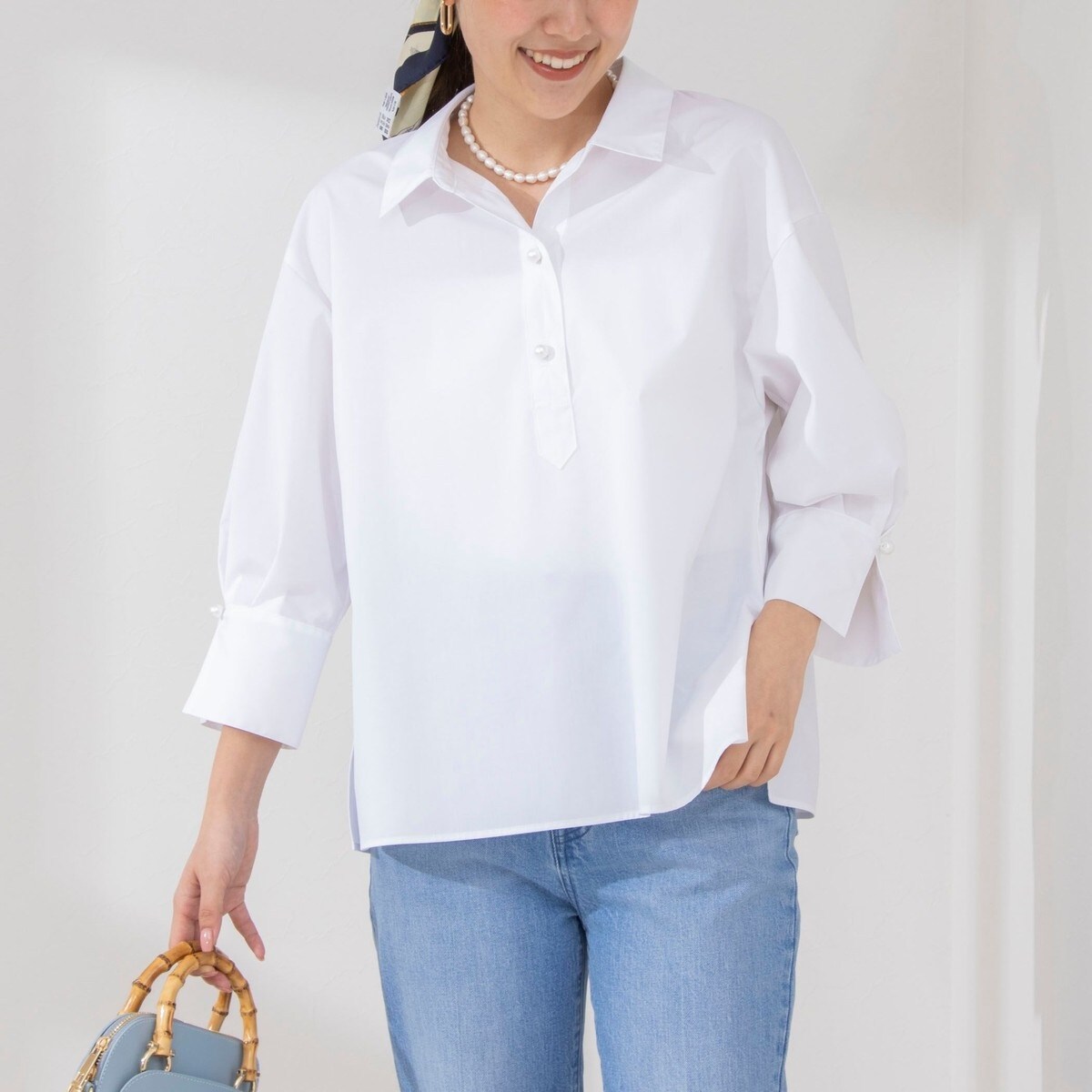 ステュディオス キュプラオーガンジースキッパーTシャツ