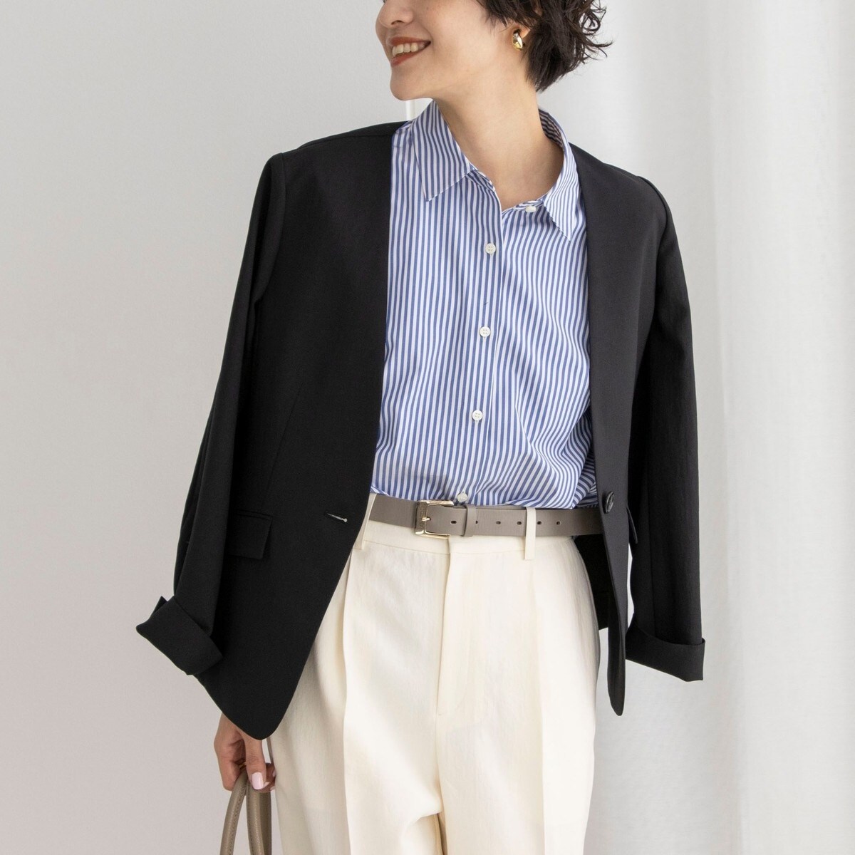 ノーリーズ　ウォッシャブルツイル フレンチジャケット NOLLEY'S｜《セットアップ対応》ウォッシャブルツイルフレンチ