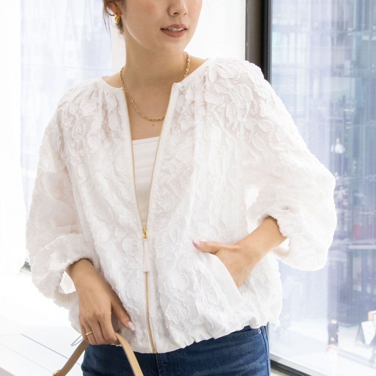 シアーカットジャガードブルゾン | ノーリーズ(NOLLEY'S) | マルイ