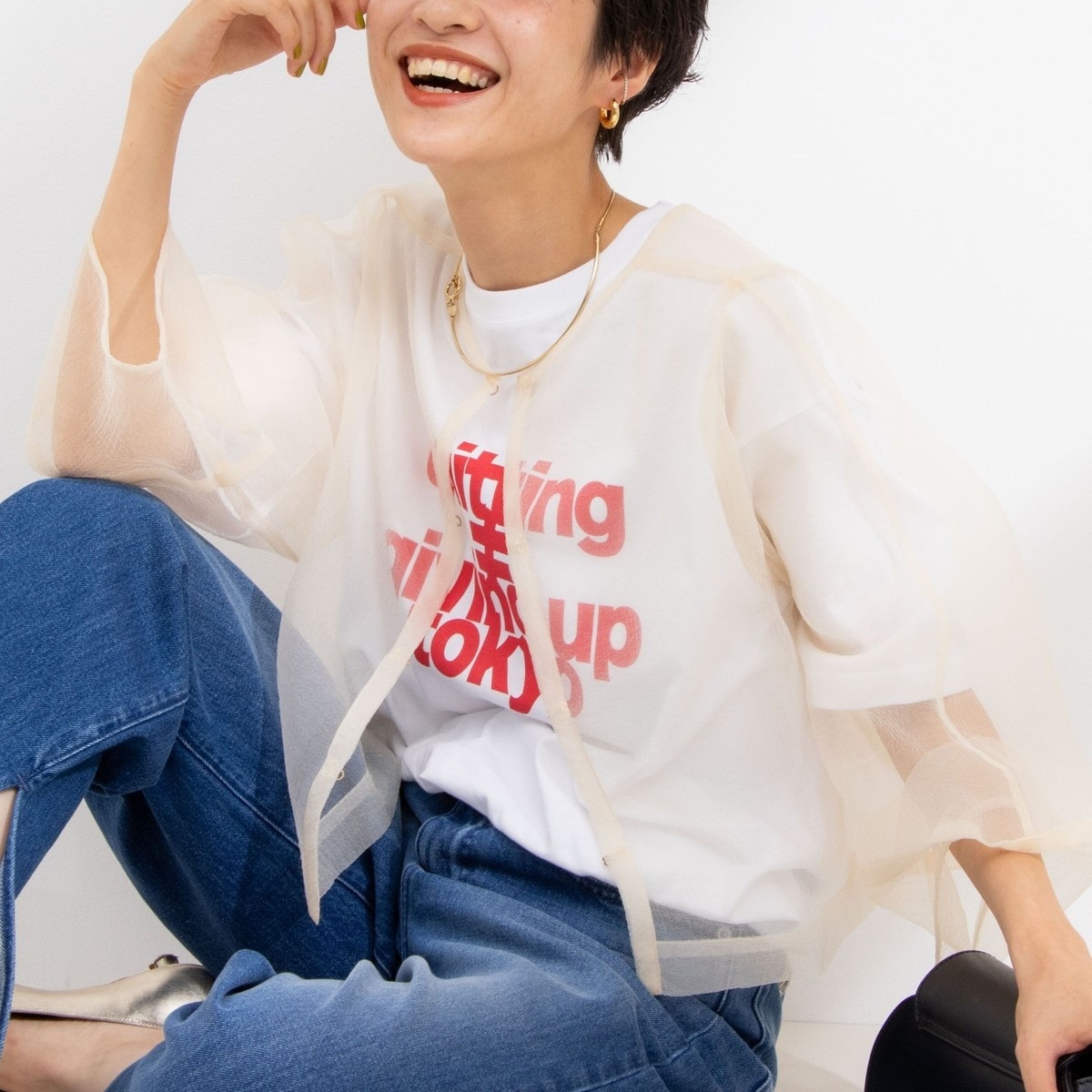 ノーリーズ（NOLLEY’S）/ランタンスリーブシアー2WAYブラウス ランタンスリーブシアー2WAYブラウス | ノーリーズ(NOLLEY'S) | マルイ