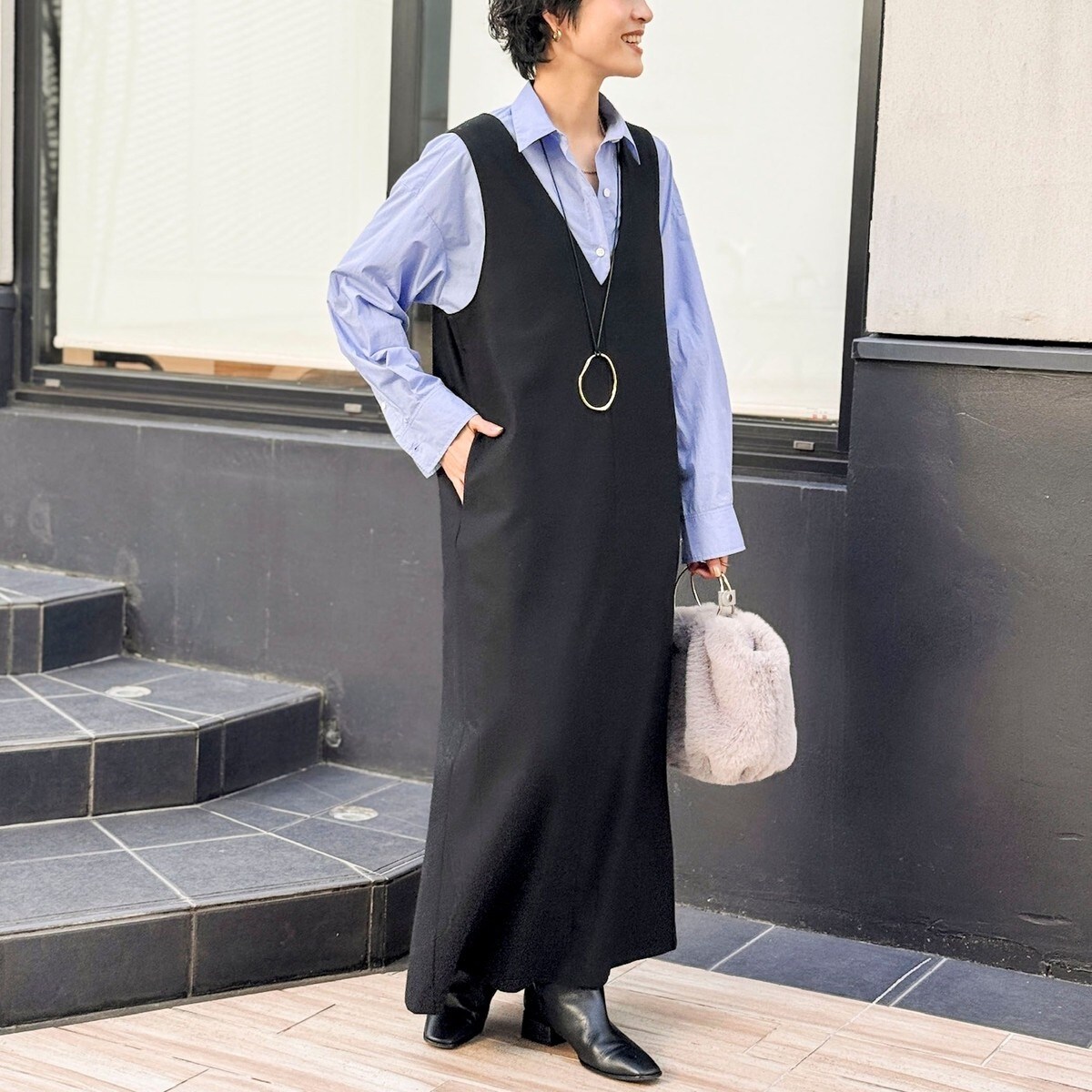 NOLLEY'S　カットジョーゼットフレアワンピース　ブラウン　現行品 NOLLEY´S カットジョーゼットフレアワンピース ブラウン 現行品