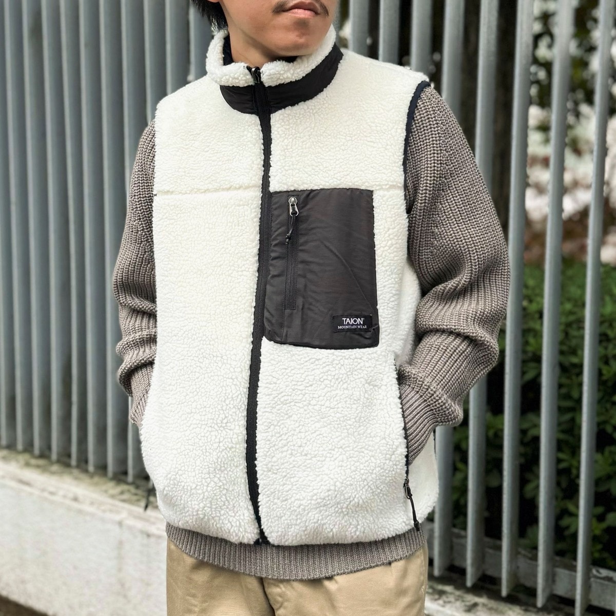 TAION CR モッズコート ミリタリーダウンベストL タイオン タイオン