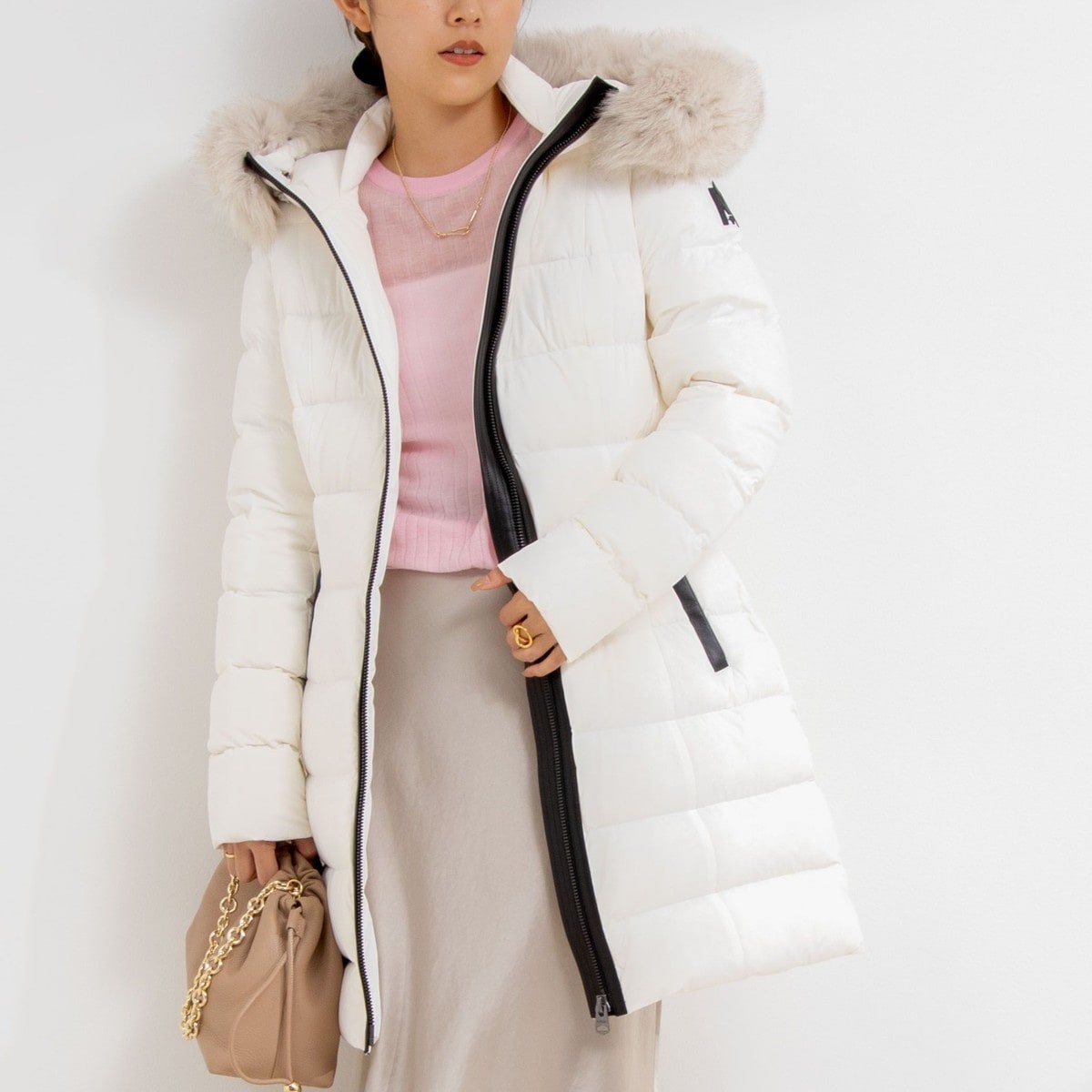 Mackage マッカージュ　ホワイト ウール・レザー ジャケット 楽天市場】MACKAGE マッカージュ ダウンジャケット PATSY-BX