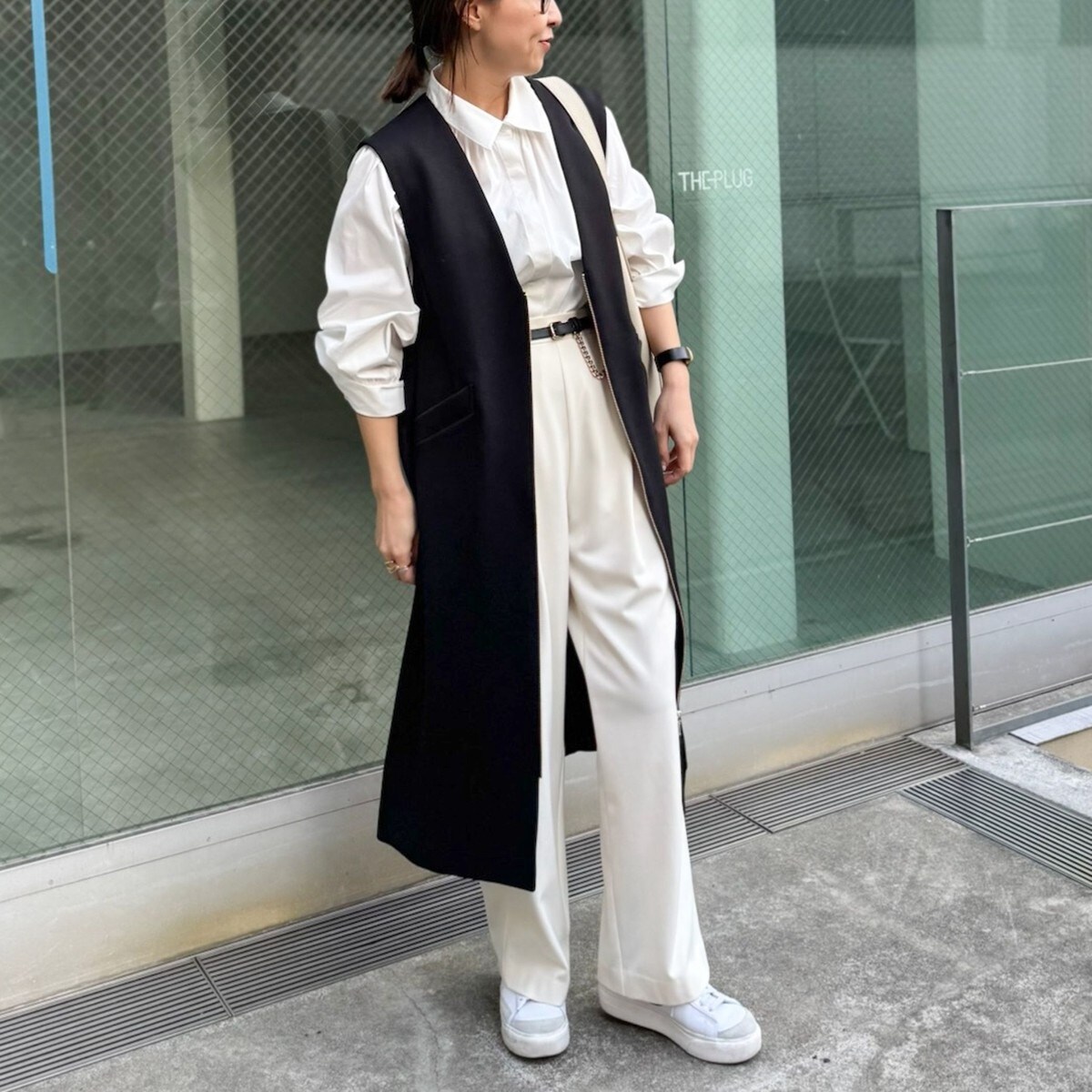 ◇【WEB限定カラーあり】ウォッシャブル前ジップジャンパースカート