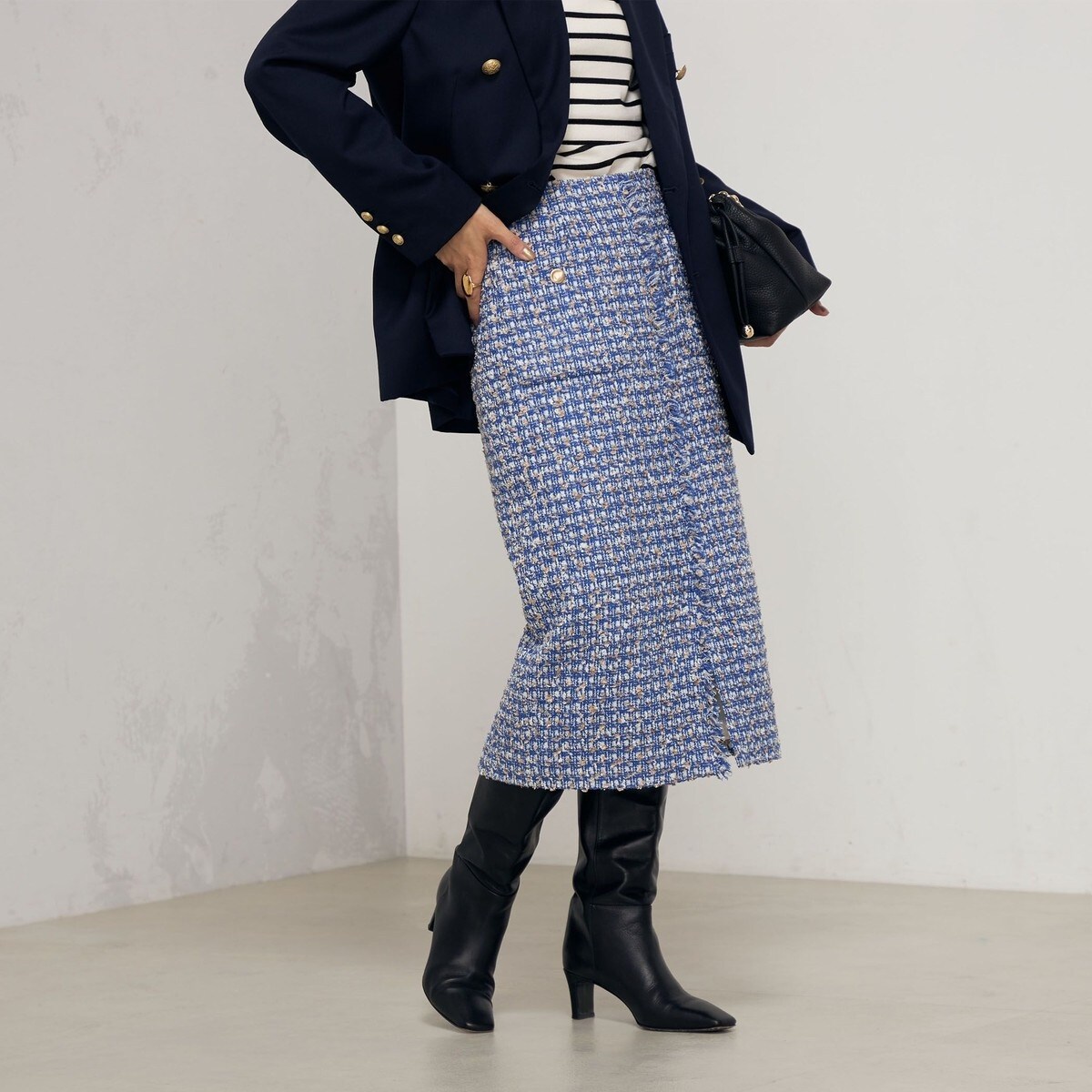 ドットプリントタイトミディスカート | ノーリーズ(NOLLEY'S) | マルイ ドットプリントタイトミディスカート | ノーリーズ(NOLLEY'S) | マルイ