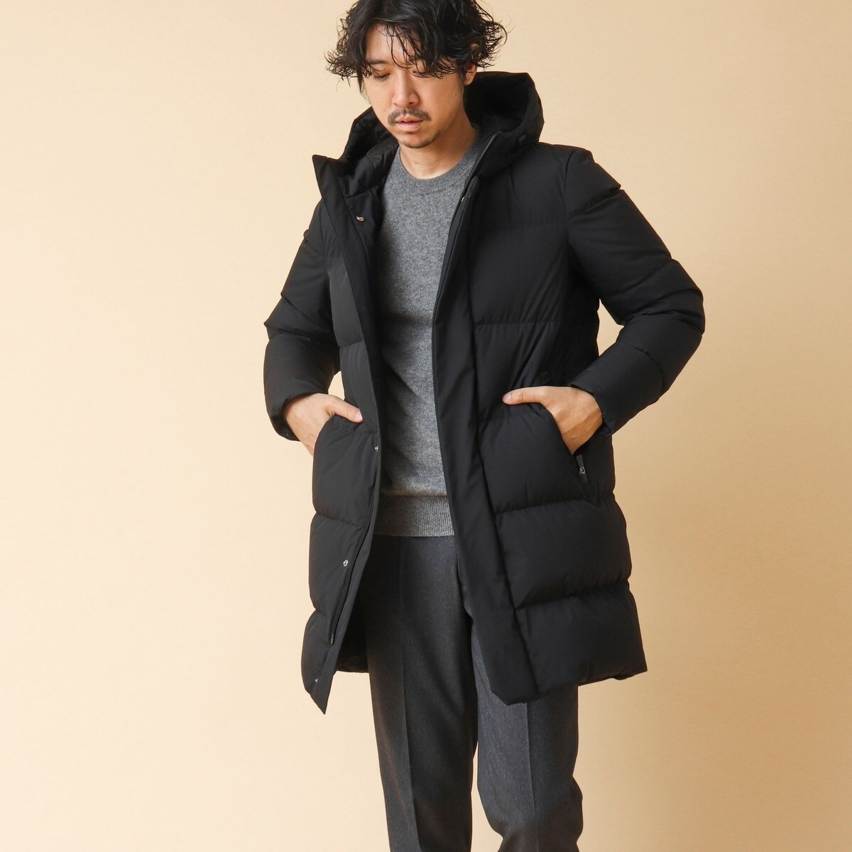 HERNO/ヘルノ】《撥水》Laminar GORE-TEX フードダウンコート