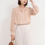 配色パイピングボウタイブラウス | ノーリーズ(NOLLEY 