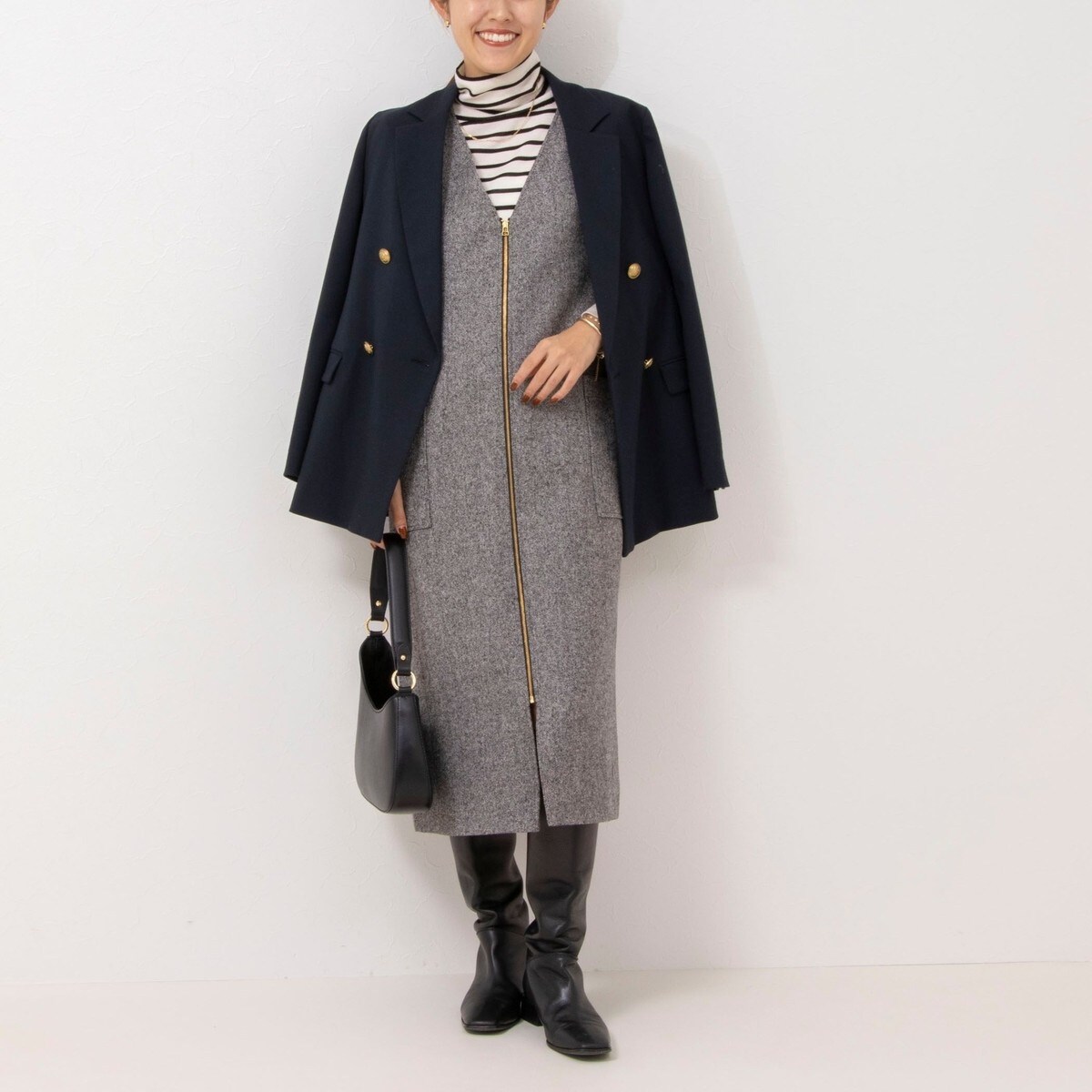 NOLLEY'S｜ウォッシャブルツイードジャンパースカート | Rakuten