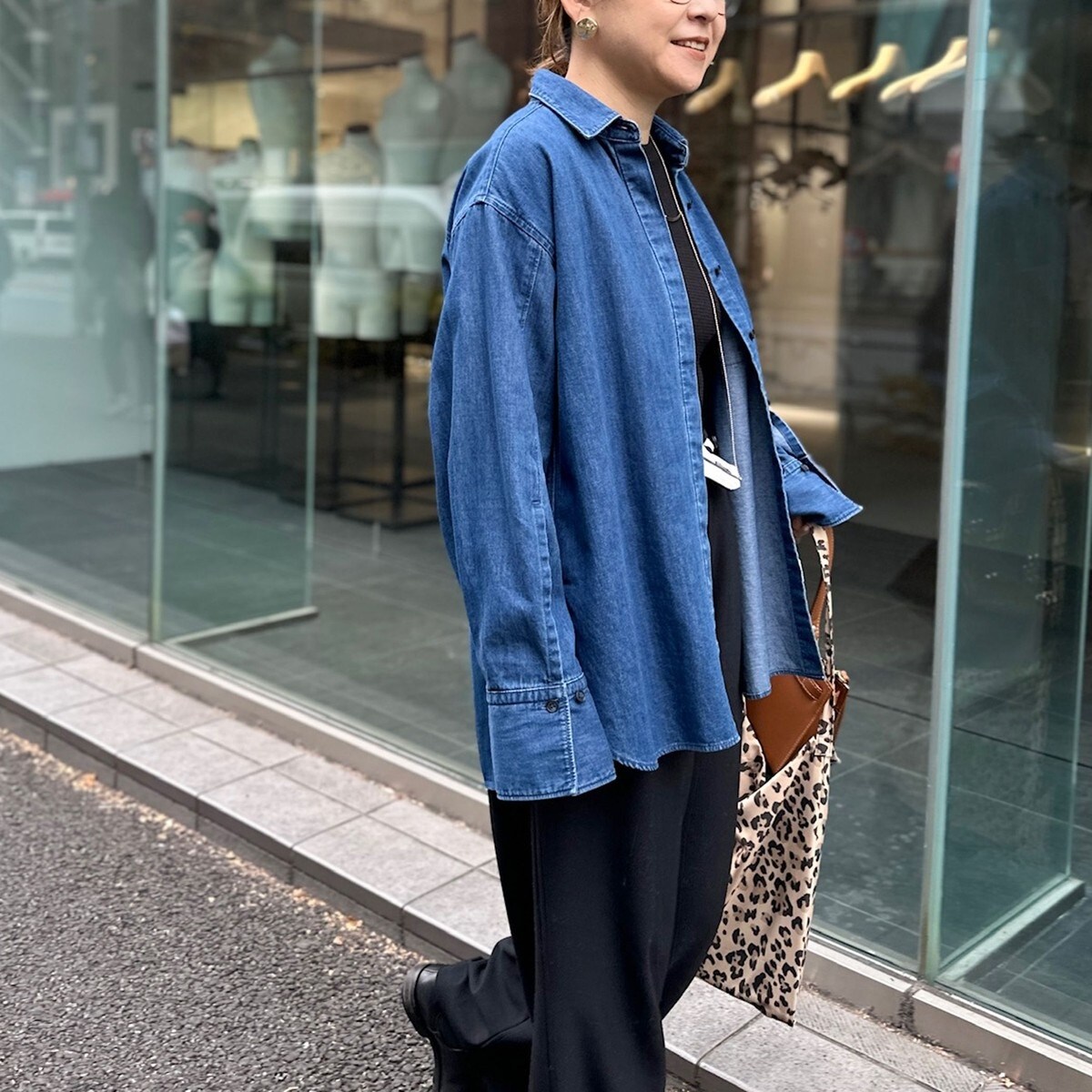 RM denim】刺繍入りビッグデニムシャツ | ノーリーズ(NOLLEY'S