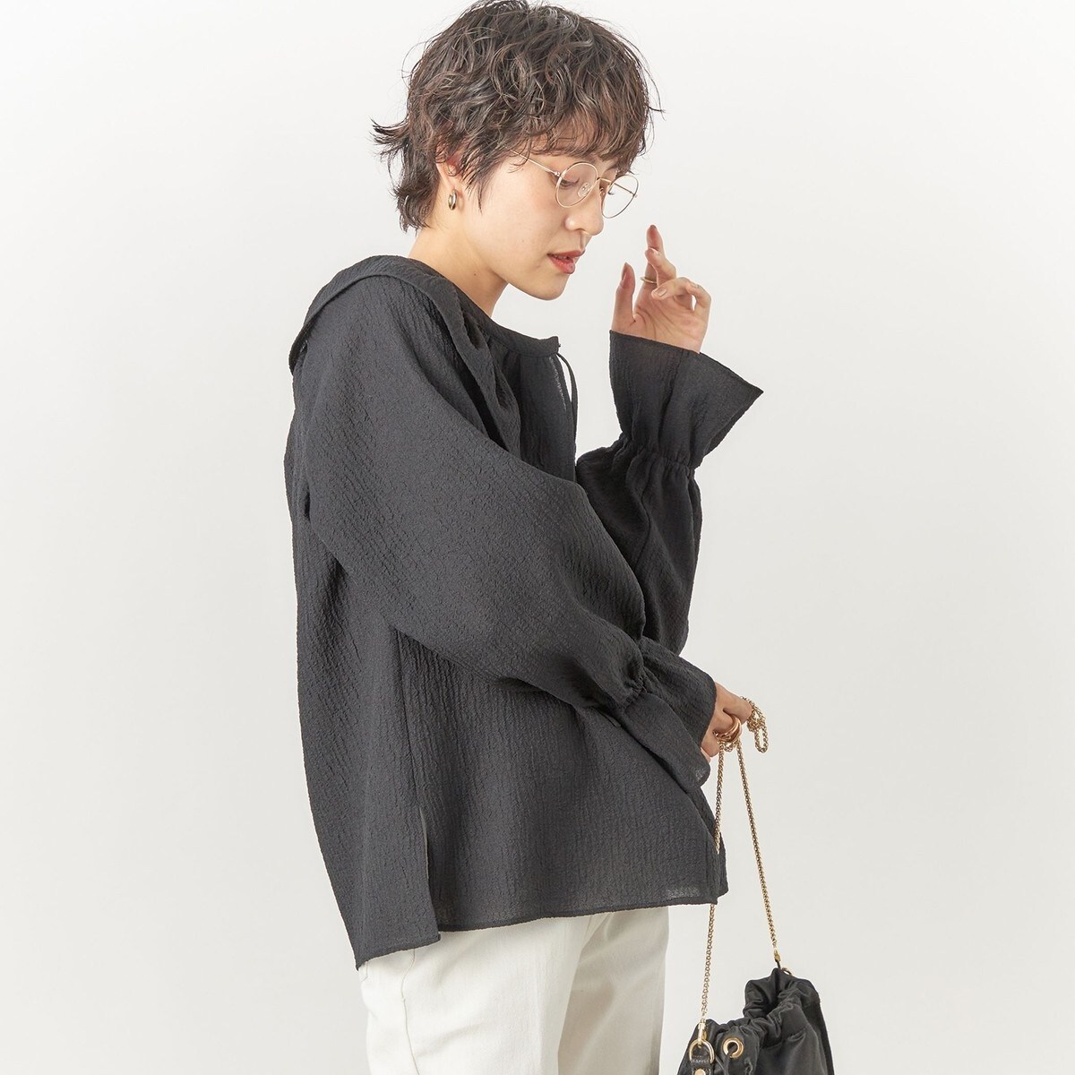 楊柳ジャガード衿取り外しブラウス | ノーリーズ(NOLLEY'S