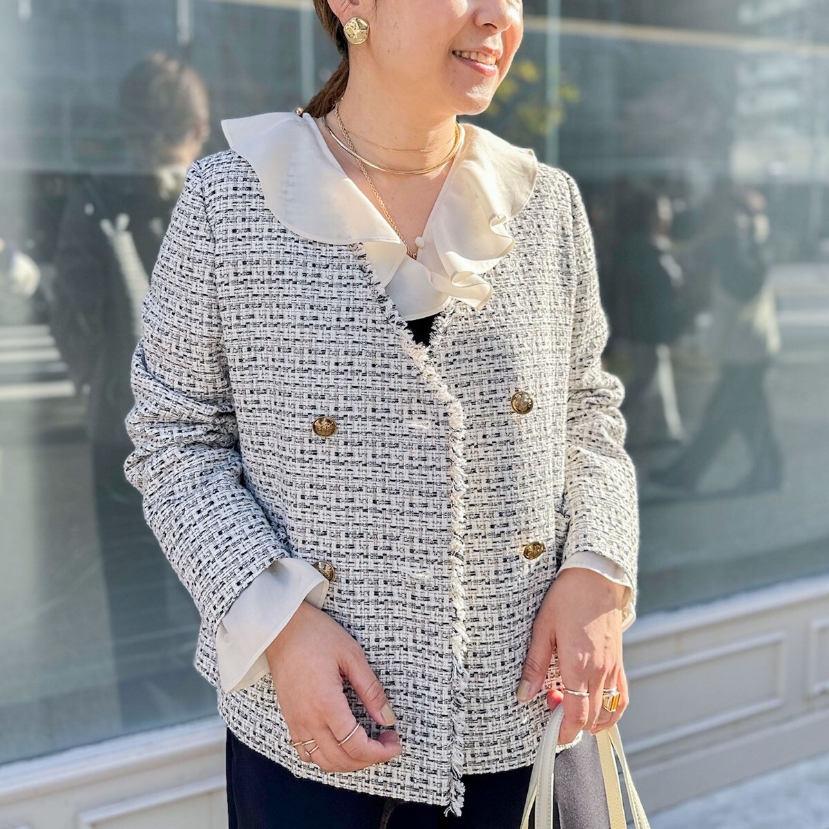 プリペラツイードVネックジャケット | ノーリーズ(NOLLEY'S) | マルイ