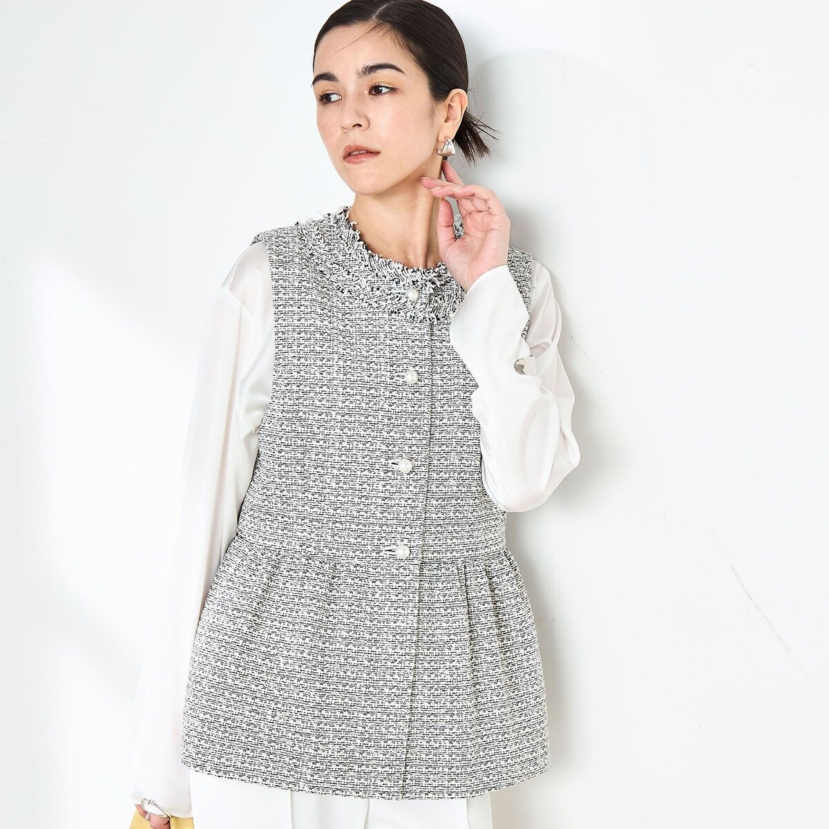 ツイードノーカラージレ | ノーリーズ(NOLLEY'S) | マルイウェブチャネル