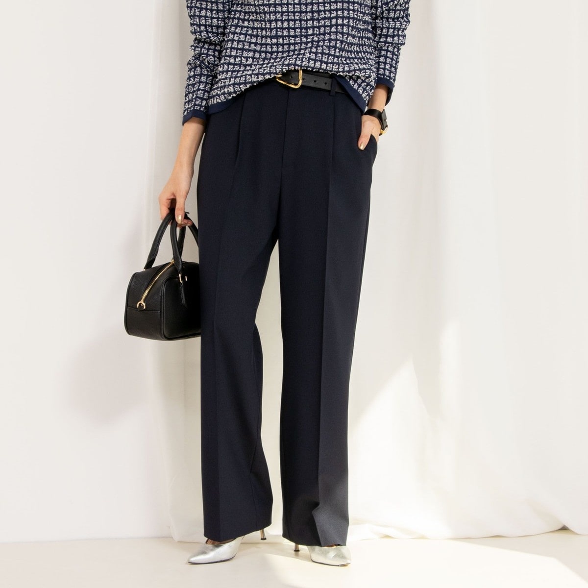 ノーリーズ　美脚　パンツ NOLLEY'S（ノーリーズ）の「ウォッシャブル美脚オックスパンツ