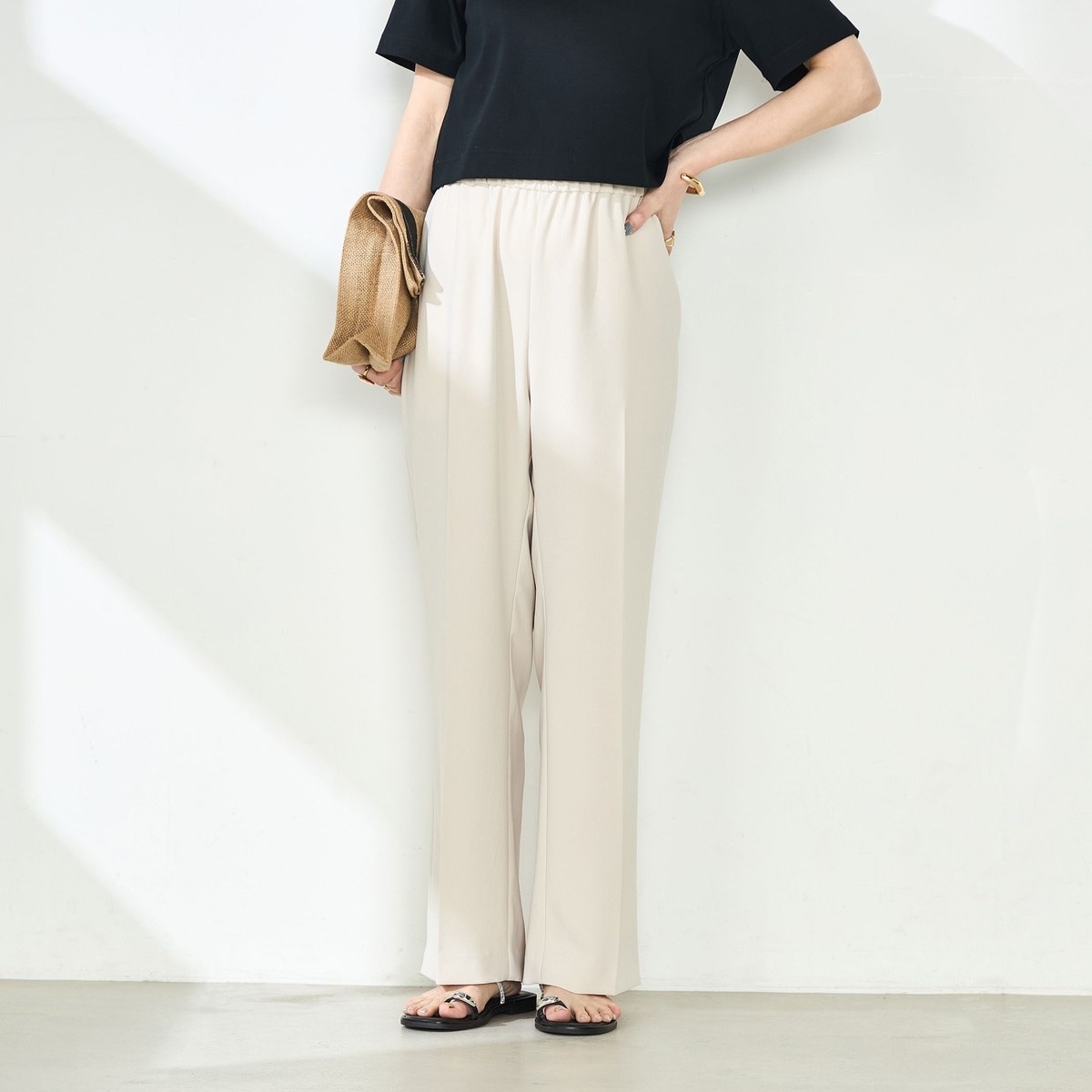新品未使用　NOLLEY'S ウォッシャブル美脚オックスパンツ ノーリーズ ウォッシャブル美脚オックスパンツ | ノーリーズ(NOLLEY'S
