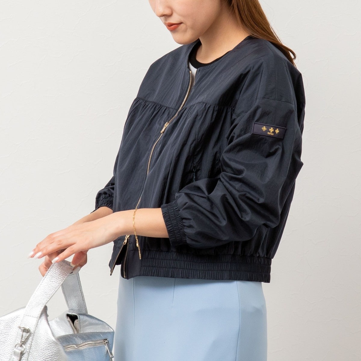 NOLLEY'S(ノーリーズ)の【撥水加工】フーテッドブルゾン通販