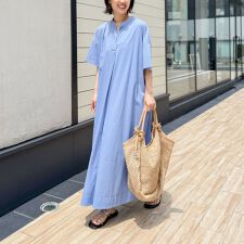 撥水ストレッチタフタ2WAYワンピース