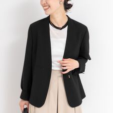 《セットアップ対応》ウォッシャブル強撚ライトジャケット