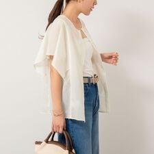 袖フリル2WAYブラウス