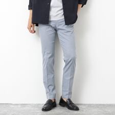 《ビジカジ対応》【COOLMOTION】シャークスキン 接触冷感スリムフィット 25SS