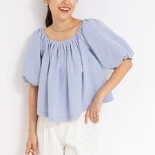【MARILYN MOON/マリリーンムーン】balloon 2way off-shoulder b