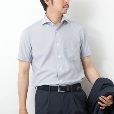 《ビジカジ対応》【SMART TECH】吸水速乾 イージーアイロンWD SS 25SS