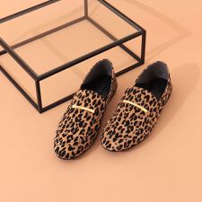 ノーリーズ(NOLLEY'S)のレオパードスエードスリッパローファー