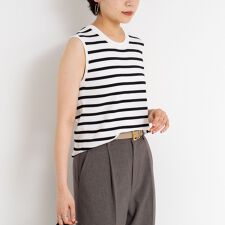 《アンサンブル対応/手洗い可能》マルチファンクション総針ノースリーブプルオーバーニット