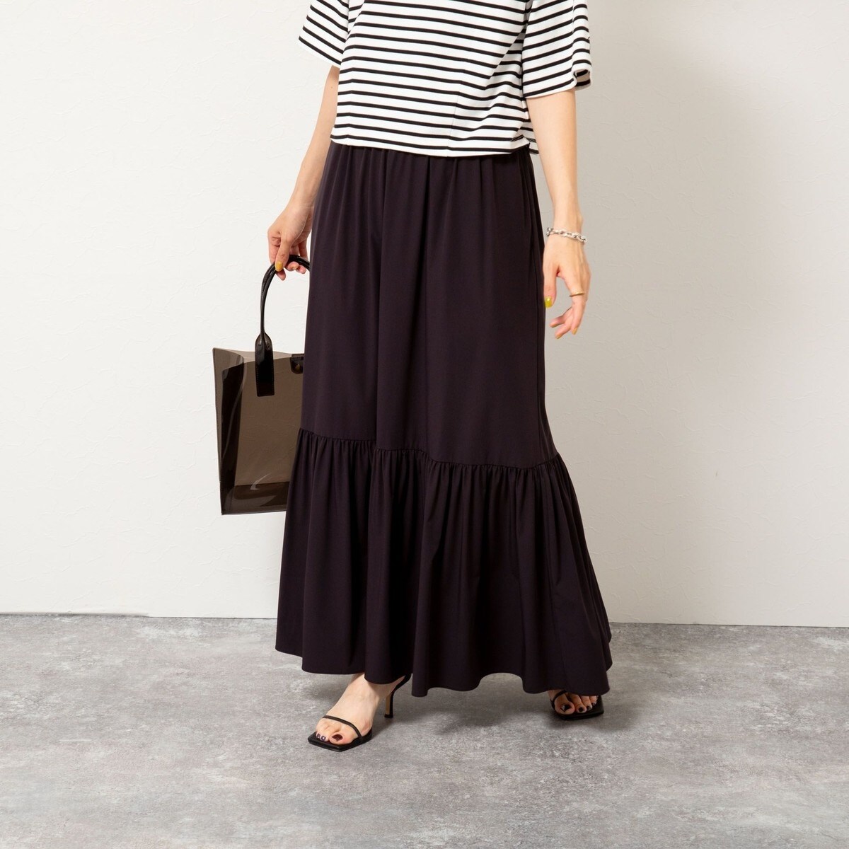 大きいサイズ】 9号・15号・19号 FONTLAB ナイロンカーゴスカート