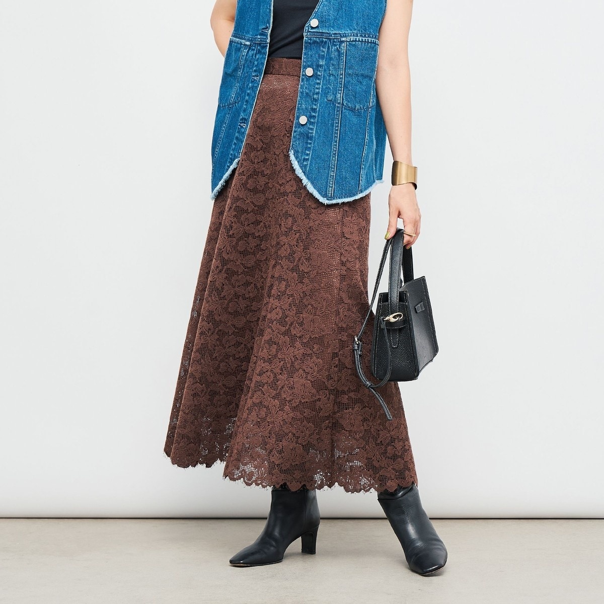 ドットプリントタイトミディスカート | ノーリーズ(NOLLEY'S